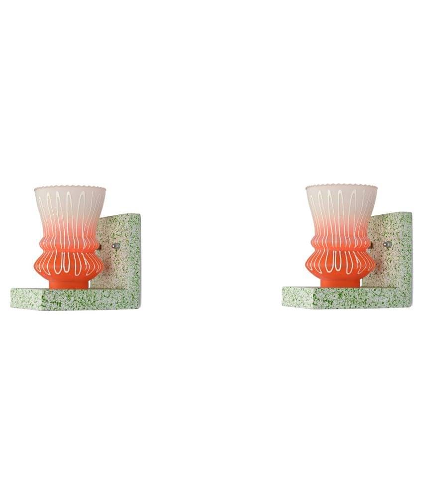     			AFAST Decorative Wall Lamp Light Glass Wall Light Multi - Pack of 2
