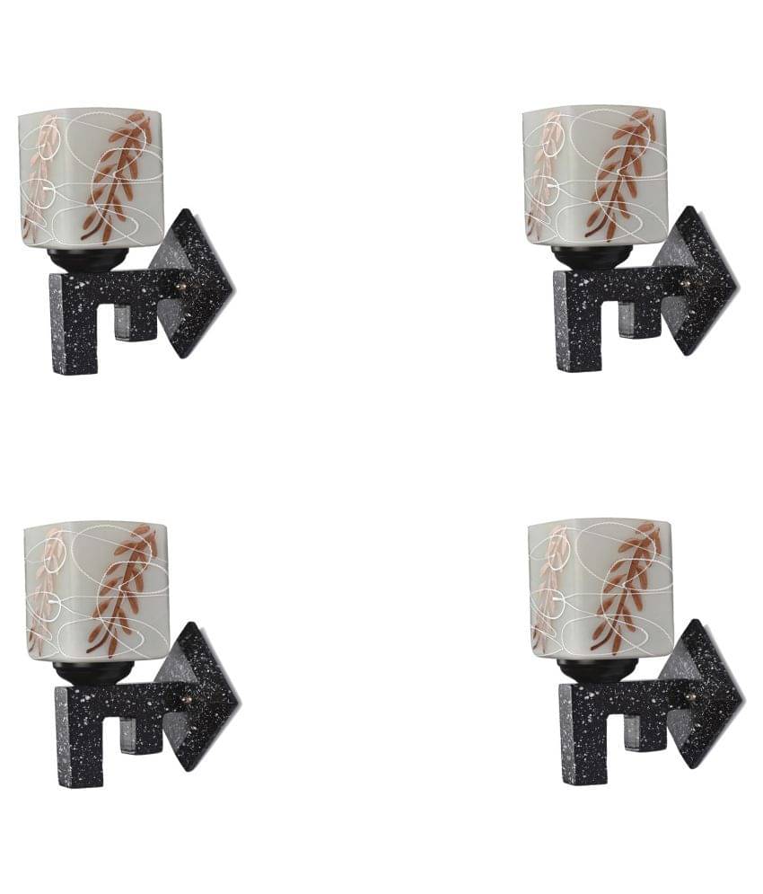     			AFAST Decorative Wall Lamp Light Glass Wall Light Multi - Pack of 4
