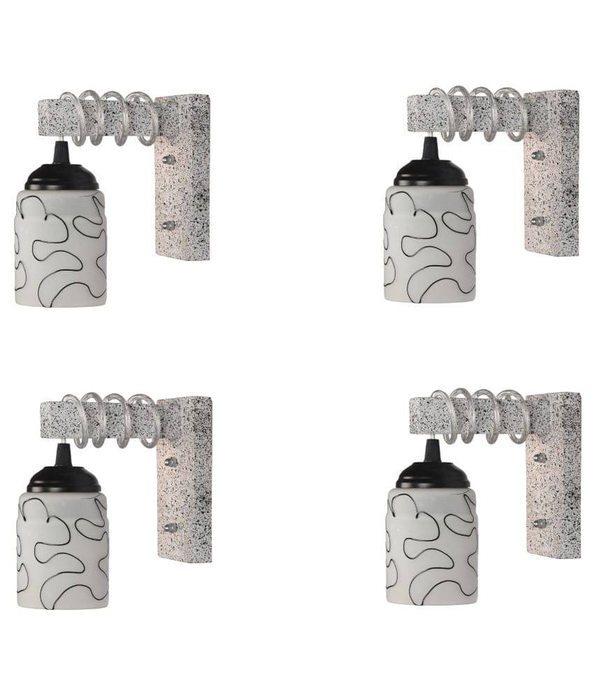     			AFAST Decorative Wall Lamp Light Glass Wall Light Multi - Pack of 4