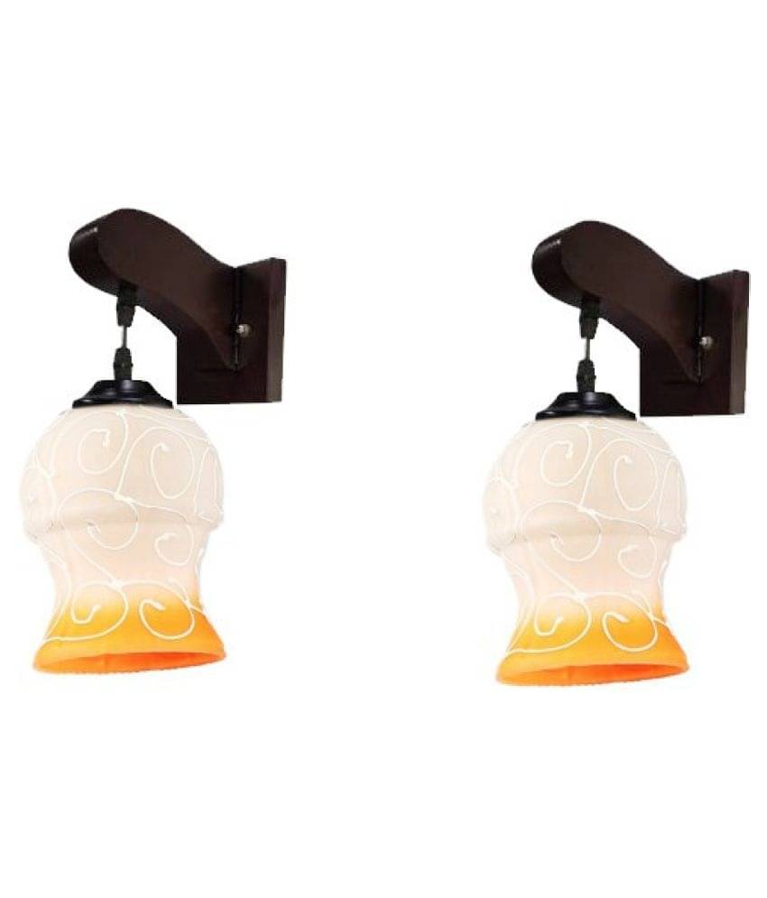     			AFAST Decorative Wall Lamp Light Glass Wall Light Multi - Pack of 2
