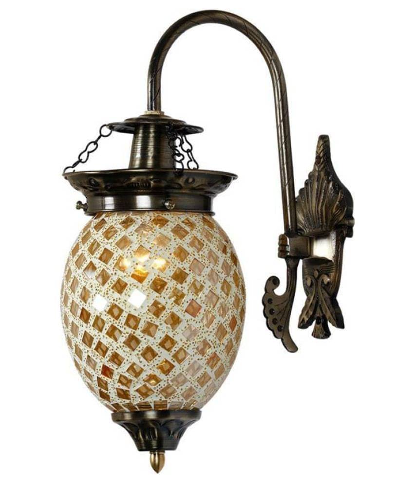 AFAST Decorative Wall Lamp Light Glass Wall Light Gold - Pack of 1 AFAST Decorative Wall Lamp Light Glass Wall Light Gold - Pack of 1