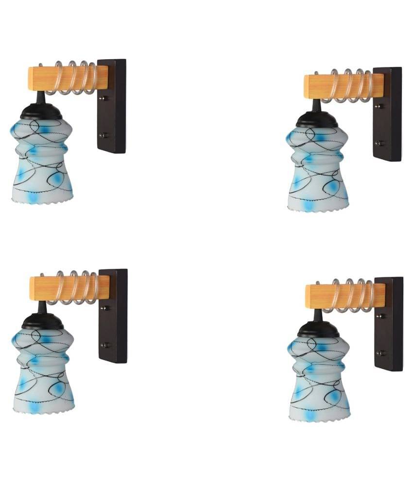     			AFAST Decorative Wall Lamp Light Glass Wall Light Multi - Pack of 4