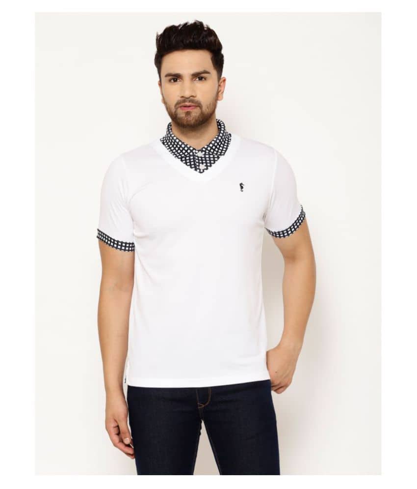 EPPE - White Polyester Regular Fit Men's Sports Polo T-Shirt ( Pack of 1 )