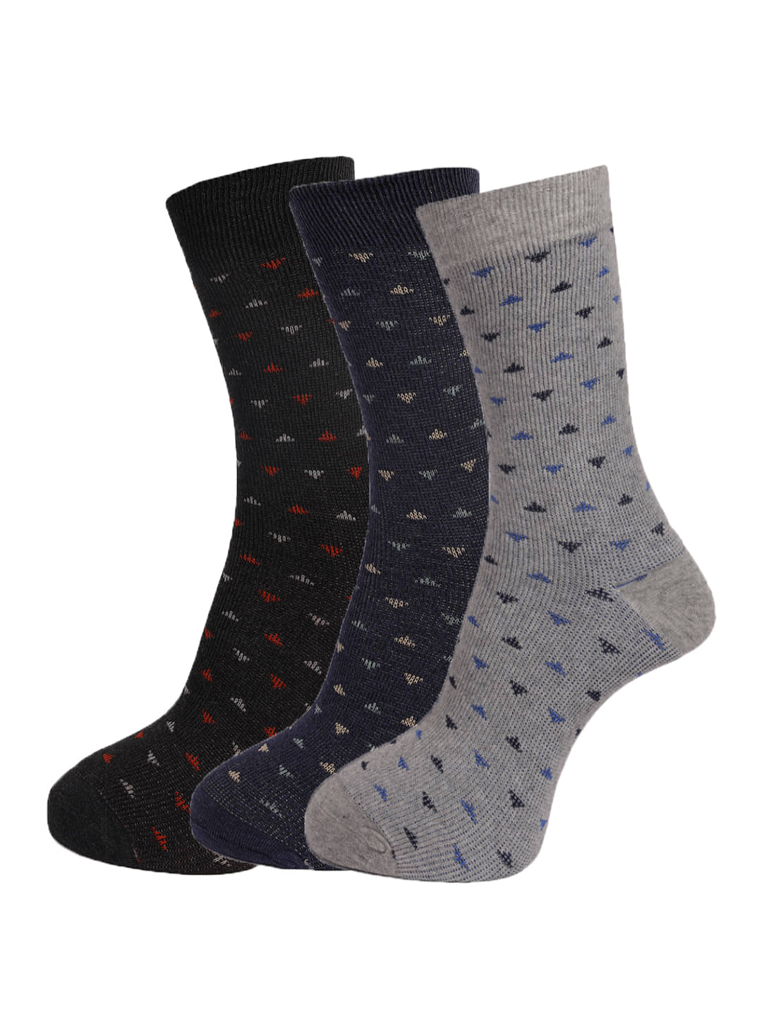     			Dollar Socks - Cotton Men's Printed Multicolor Full Length Socks ( Pack of 3 )