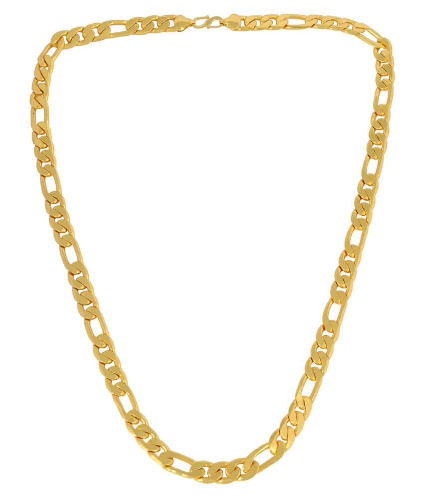 Jewar Mandi Sachin Link Chain Gold Plated Daily Use Stylish Designer Long Use Jewelry for Men & Boys - Jewellery Sets | Buy online on ZillyBuy