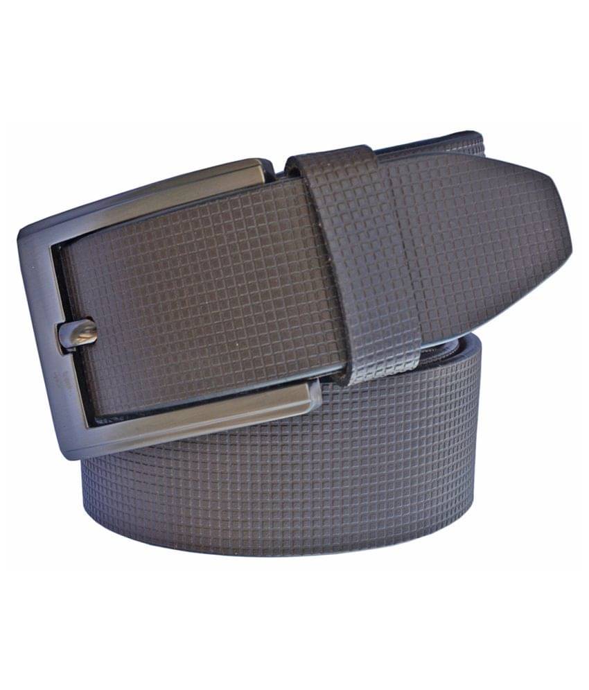     			Loopa Black Leather Formal Belt