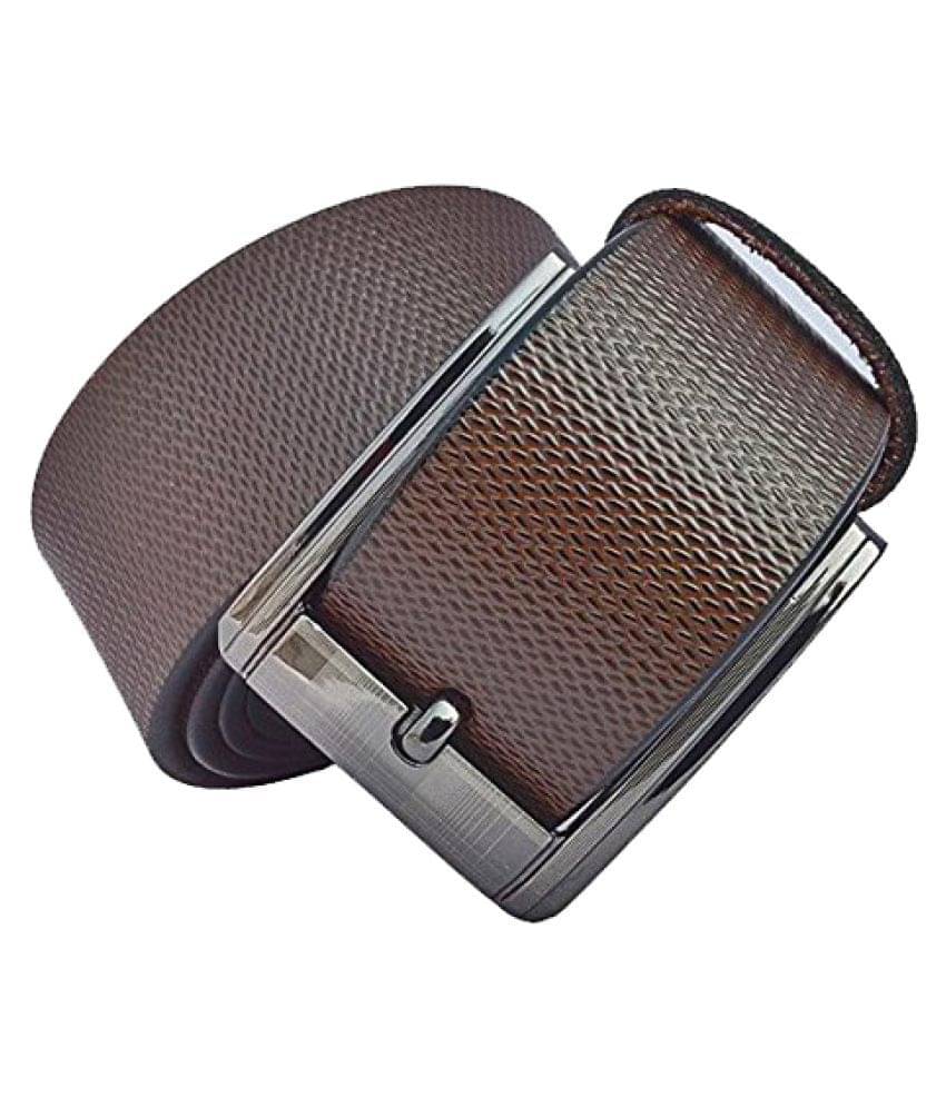    			Loopa Brown Leather Formal Belt