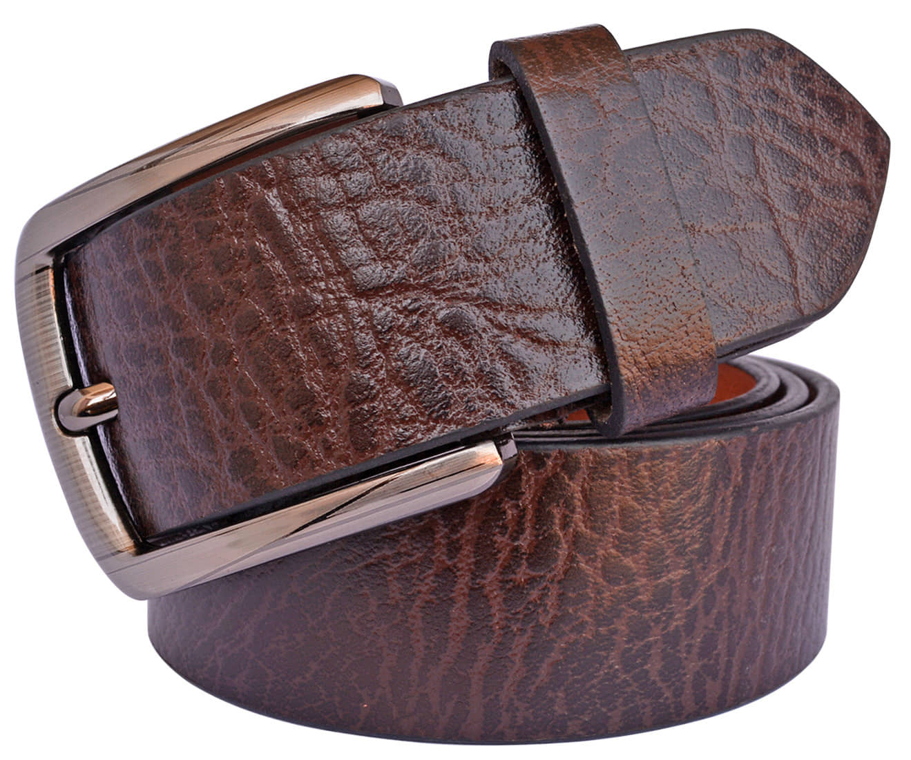 Loopa Brown Leather Formal Belt