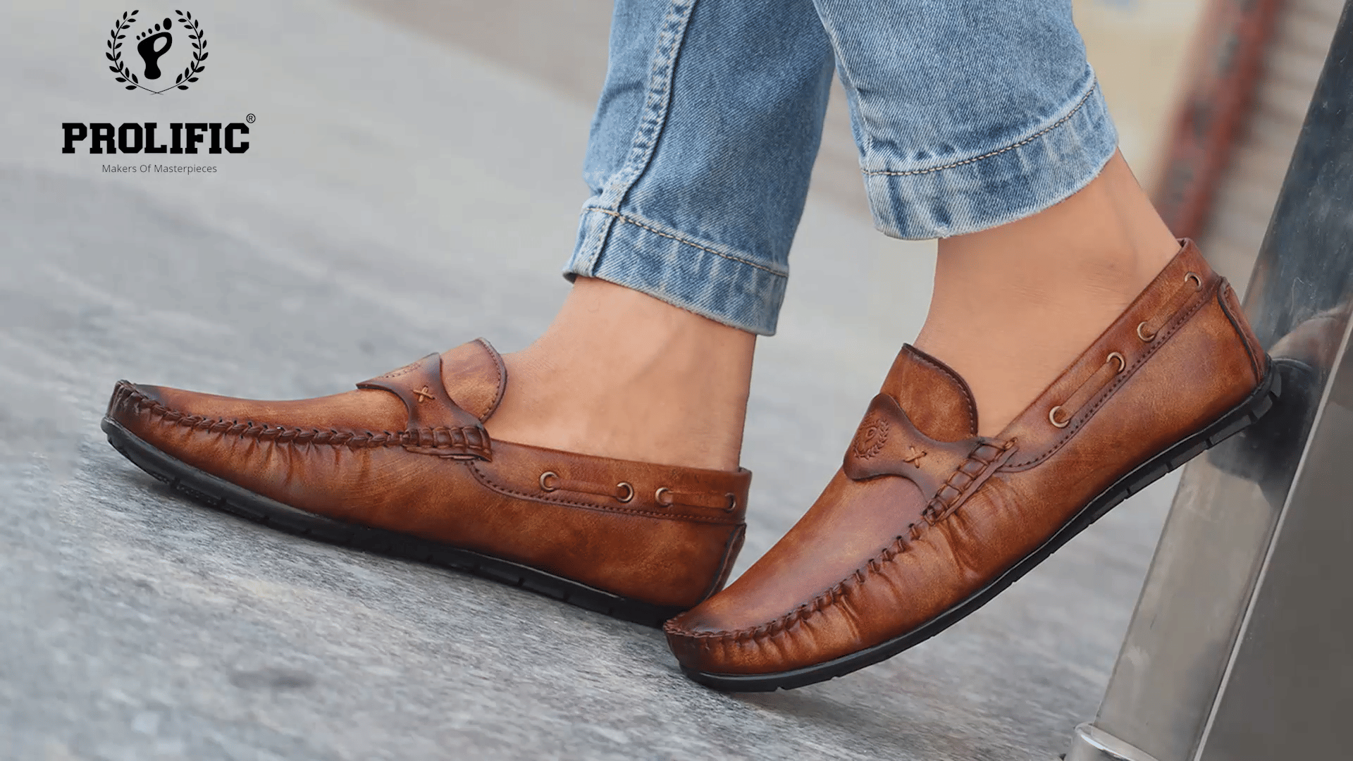 Prolific - Tan Men's Slip on loafers - Formal Shoes | Buy online on ZillyBuy