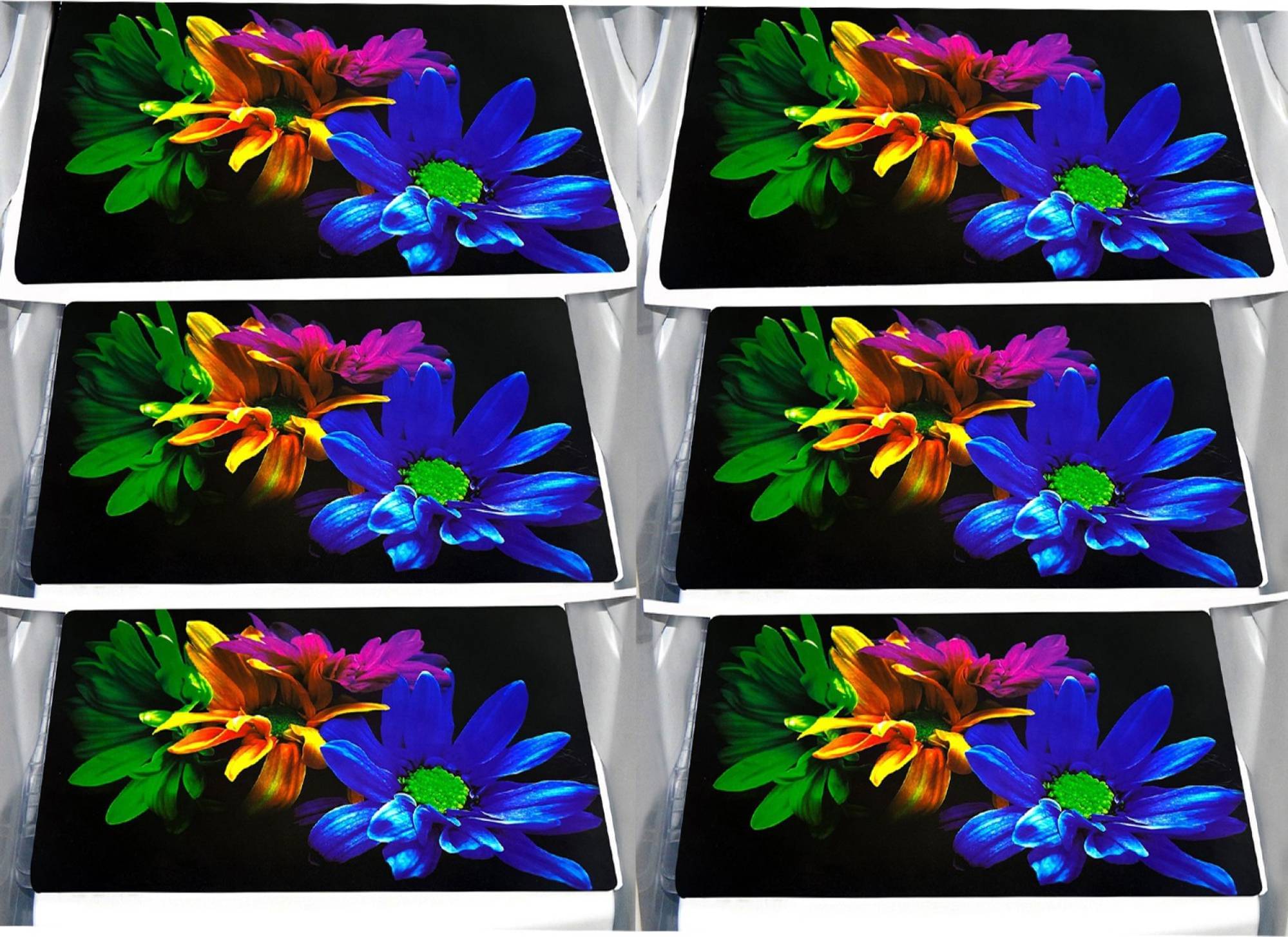 Shaphio Set of 6 PVC Multi Fridge Mats Shaphio Set of 6 PVC Multi Fridge Mats