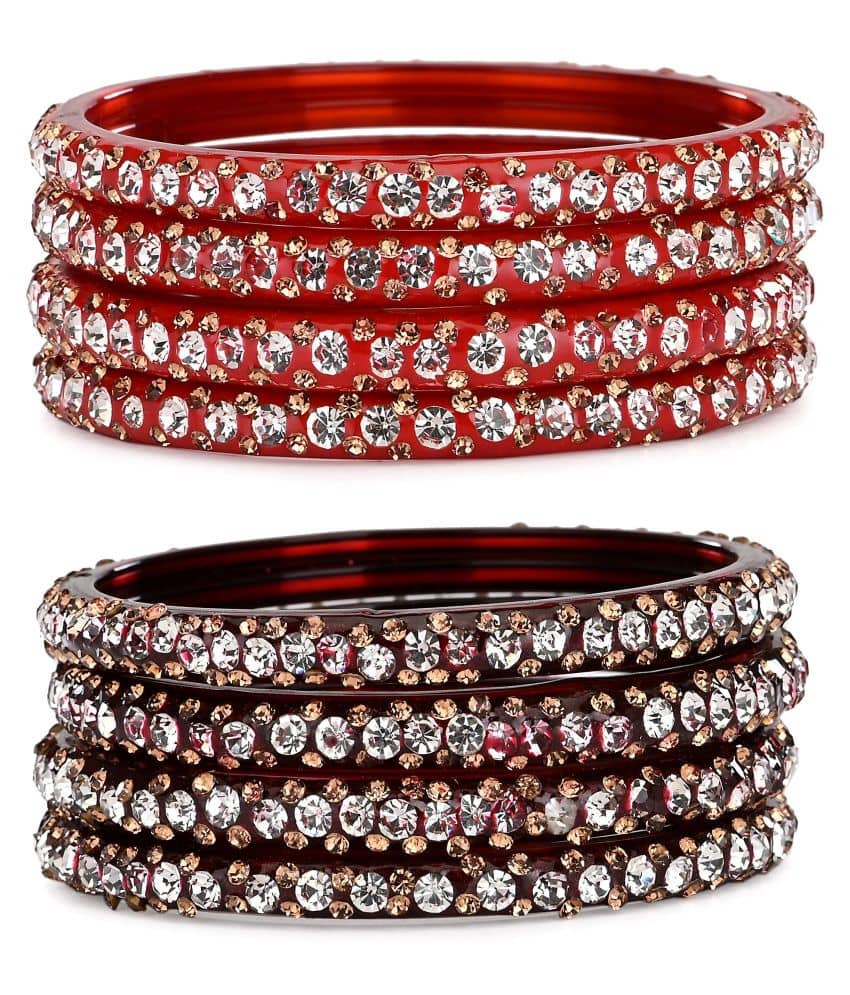 Somil - Multicolor Bangle Set (Pack of 2) - Bangles & Bracelets | Buy online on ZillyBuy