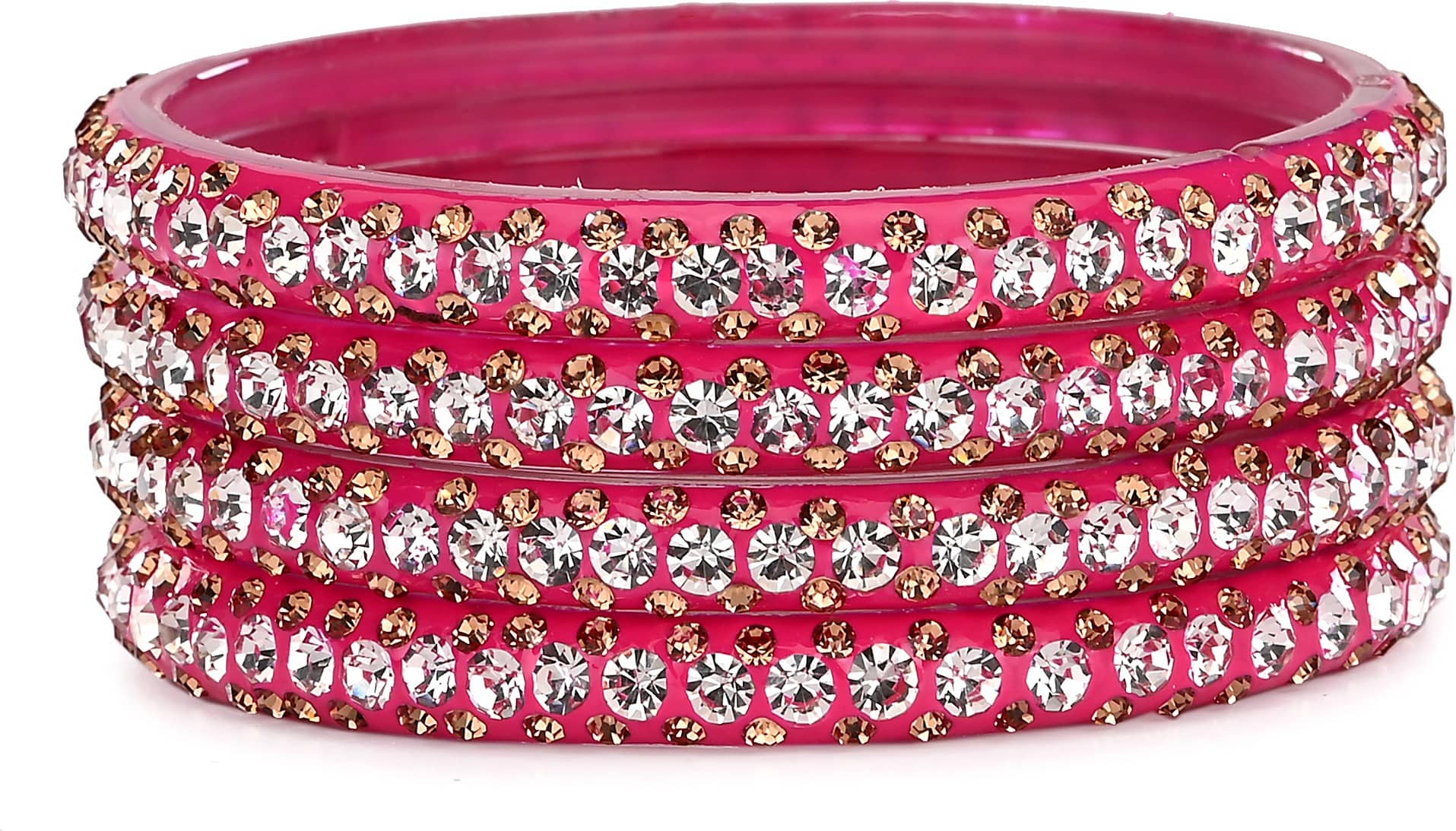 Somil Designer Bridal Glass Bangle/ Kada Set For Party Marriage, And Function, Ornamented, Colorful - Bangles & Bracelets | Buy online on ZillyBuy