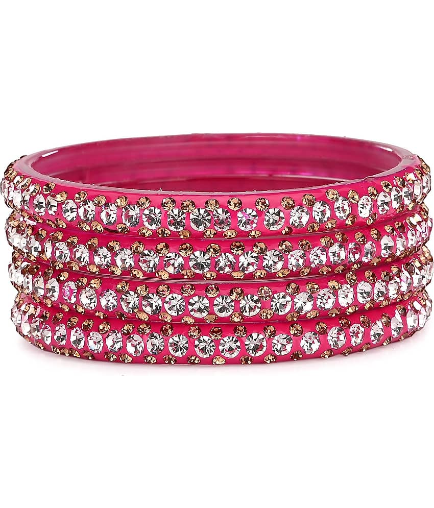 Somil Designer Bridal Glass Bangle/ Kada Set For Party Marriage, And Function, Ornamented, Colorful - Bangles & Bracelets | Buy online on ZillyBuy