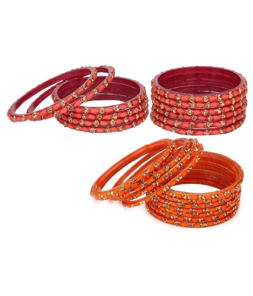 Somil Designer Wedding Fancy Glass Bangle Set For Party, Marriage, Function And Daily Use Somil Designer Wedding Fancy Glass Bangle Set For Party, Marriage, Function And Daily Use