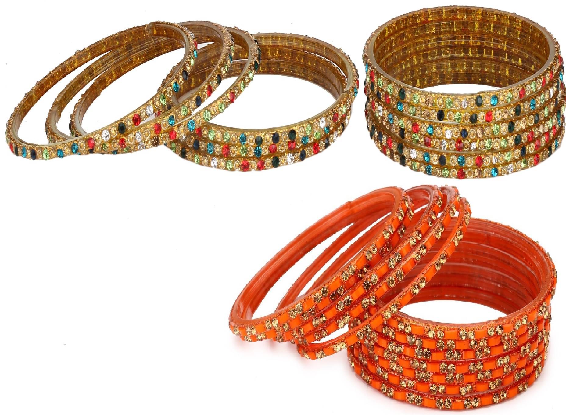     			Somil Designer Wedding Fancy Glass Bangle Set For Party, Marriage, Function And Daily Use