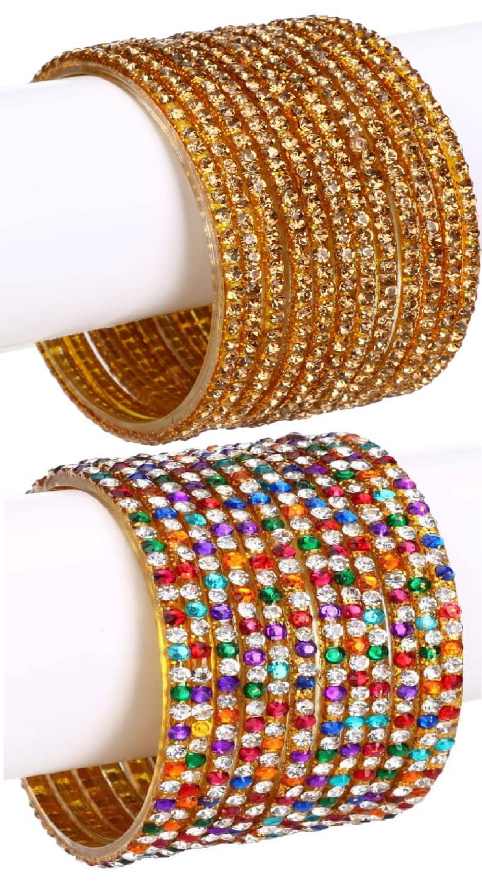 Somil Designer Wedding Fancy Glass Bangle Set For Party, Marriage, Function And Daily Use - Bangles & Bracelets | Buy online on ZillyBuy