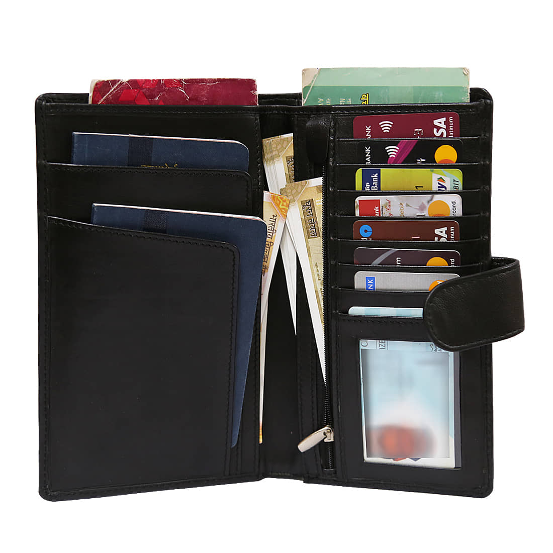 Style 98 Black Wallet - Handbags | Buy online on ZillyBuy