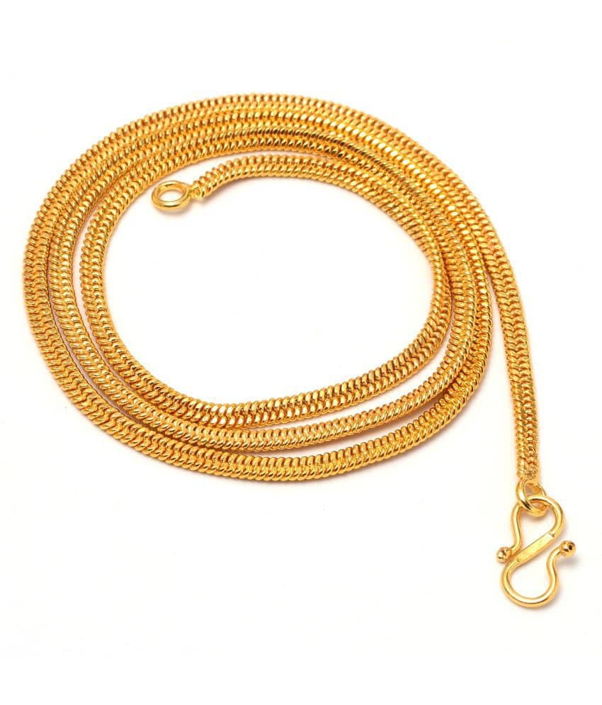 Jewar Mandi Gold Plated Chain ( Set of 1 )
