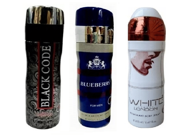 ST LOUIS 1 BLACKCODE , 1 BLUEBERRY , 1 WHITE STREET LONDON DEODORANT , 200 ML EACH , PACK OF 3 ST LOUIS 1 BLACKCODE , 1 BLUEBERRY , 1 WHITE STREET LONDON DEODORANT , 200 ML EACH , PACK OF 3