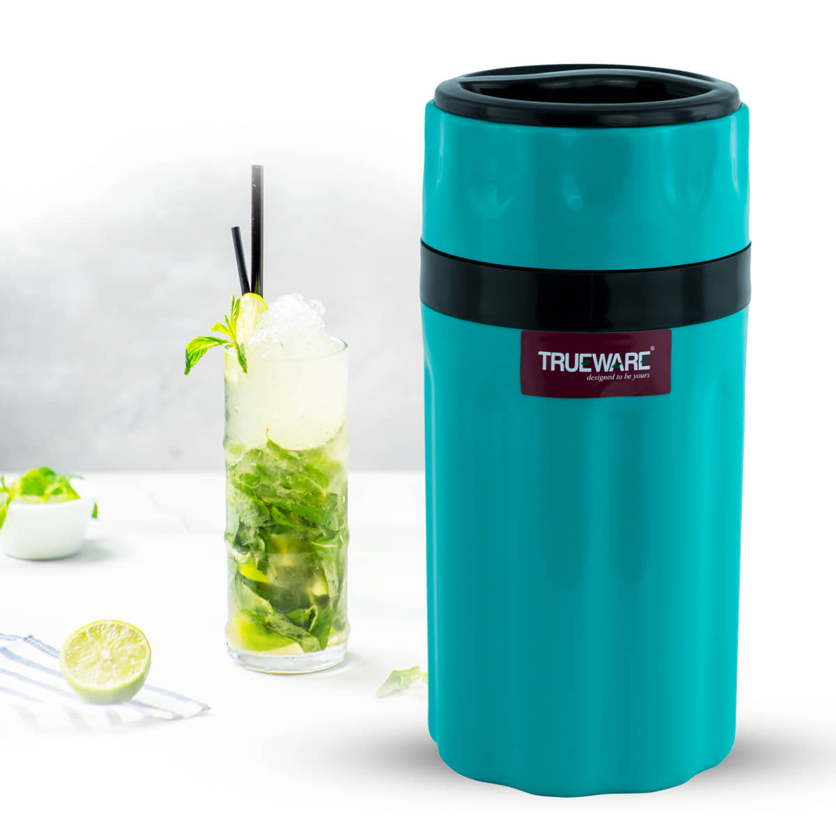 Trueware Tuff Light Blue Steel Flask 300 ml