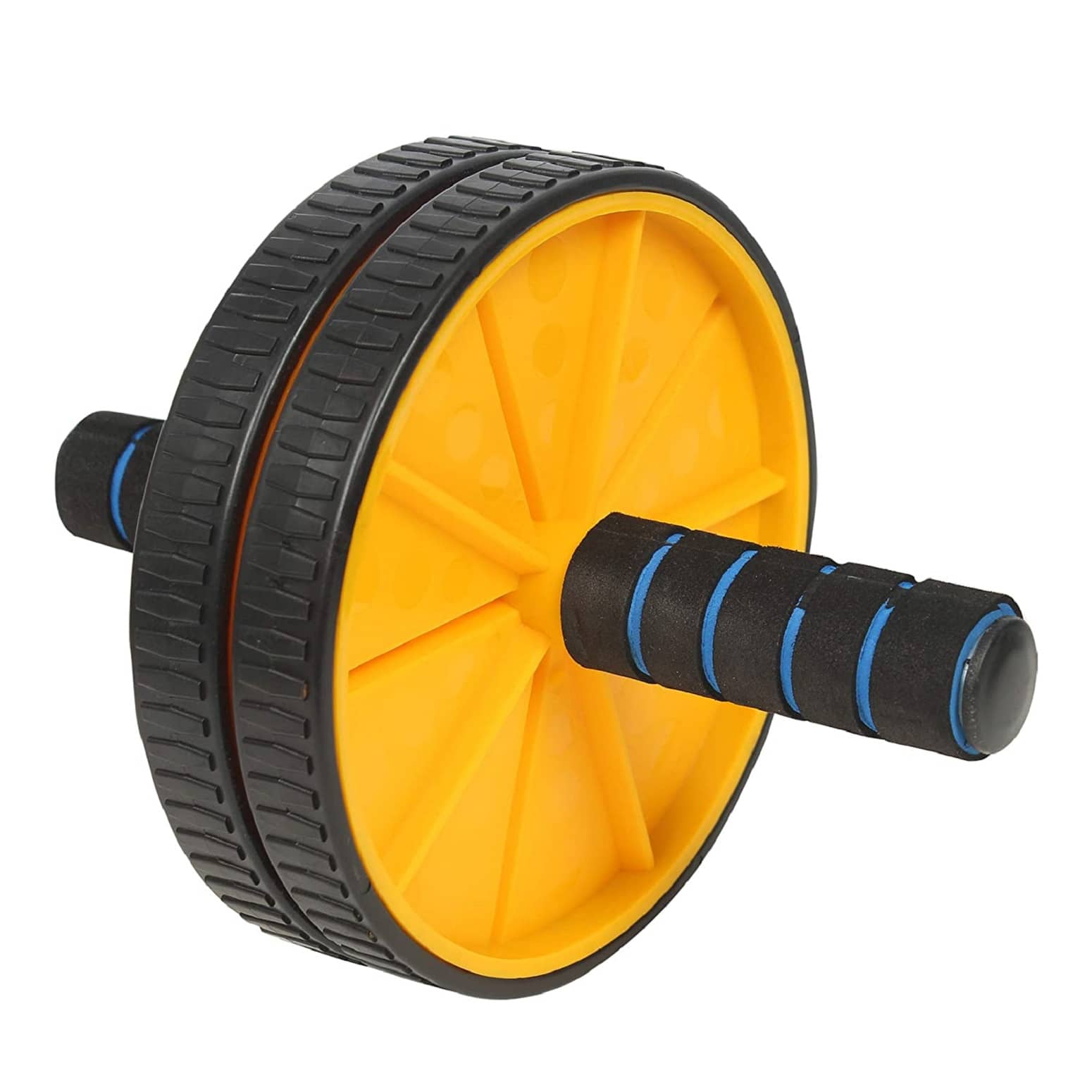 Wide Ab Roller Wheel for Abs Workouts /Home Gym Abdominal Exercise/Core Workouts for Men and Women (Safe Knee Mat, Assorted Roller) - Sports and Fitness Equipment | Buy online on ZillyBuy