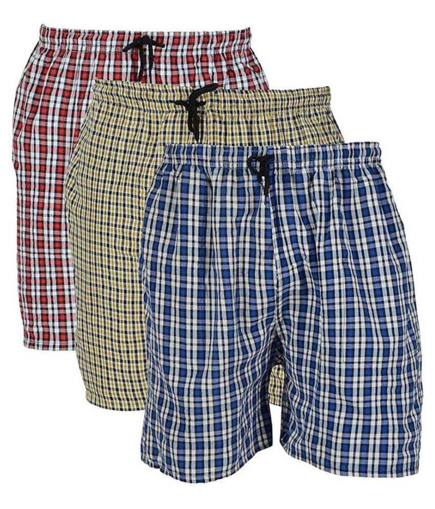     			Arham Enterprises Multi Boxer - Pack of 3