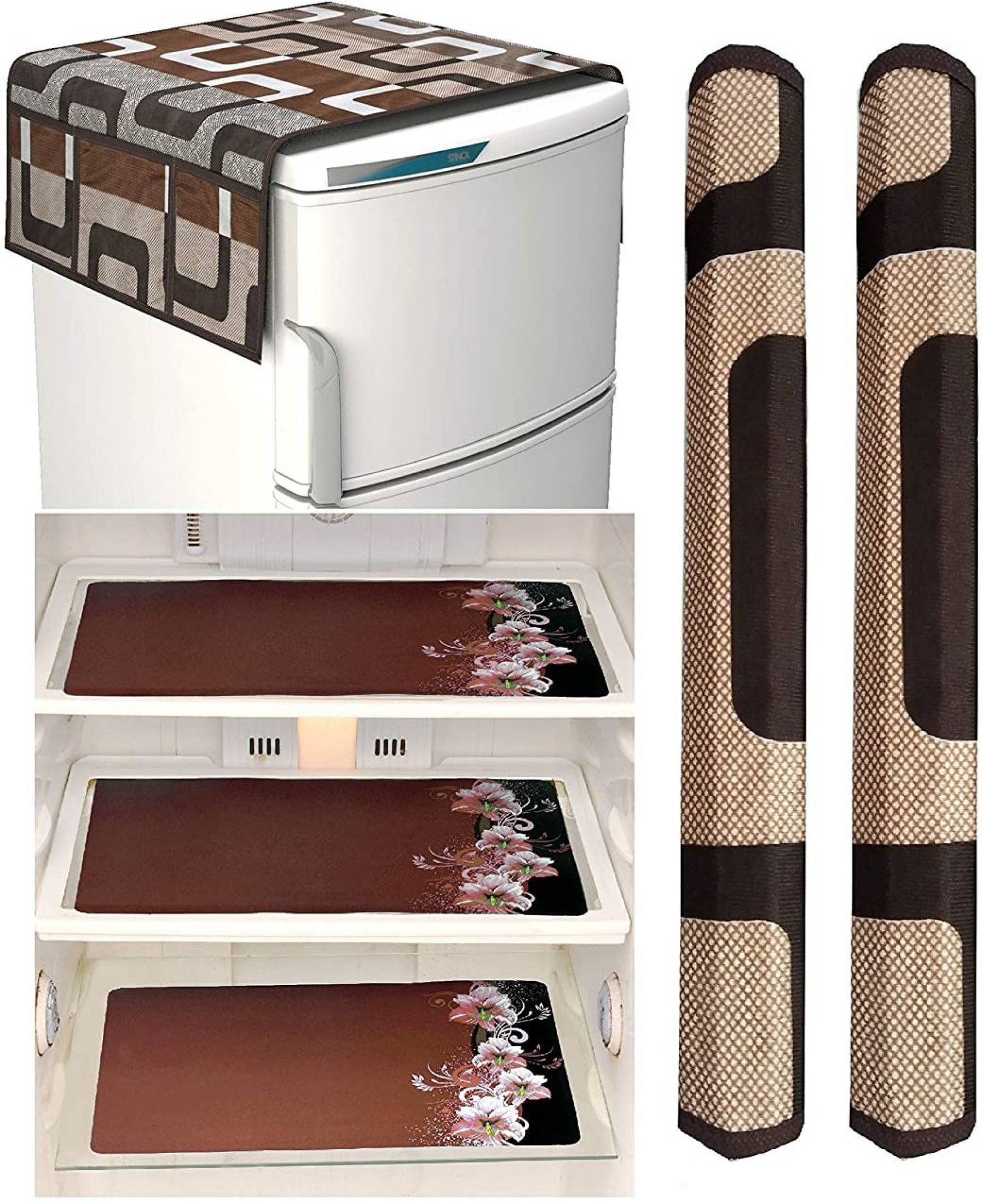 Exopick - Brown PVC Fridge Top Cover (Pack of 6) Exopick - Brown PVC Fridge Top Cover (Pack of 6)