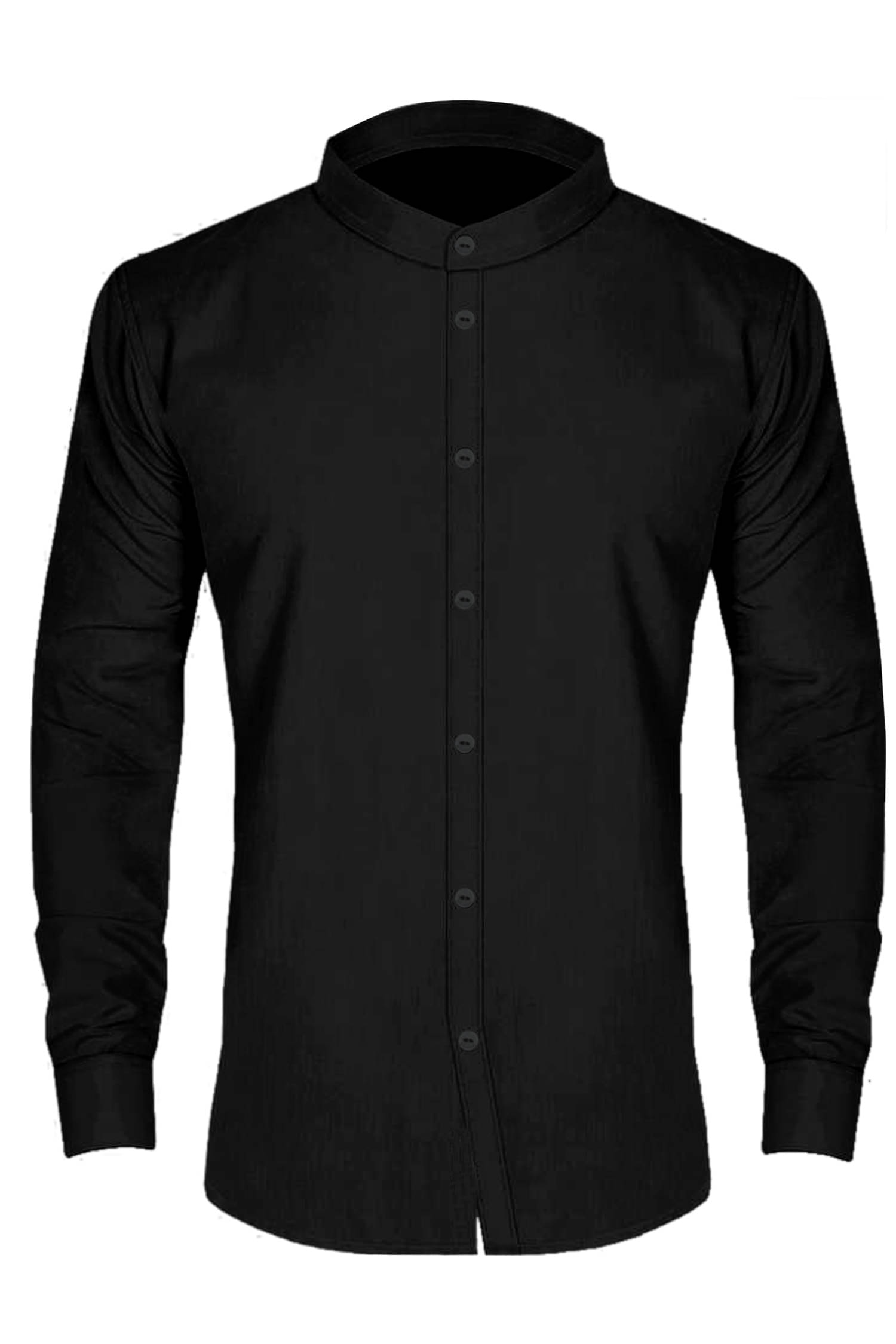     			MBF66 Cotton Blend Black Shirt Single