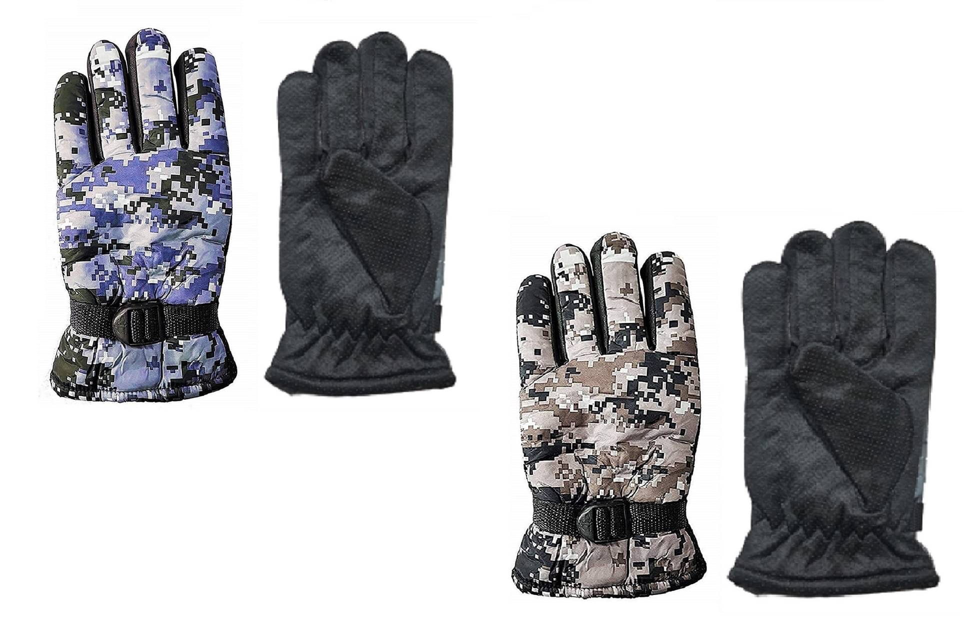 PENYAN Winter Bike Gloves Army Print For Men Bike Riding Hand Gloves, Pack of 2 Pair     			PENYAN Winter Bike Gloves Army Print For Men Bike Riding Hand Gloves, Pack of 2 Pair