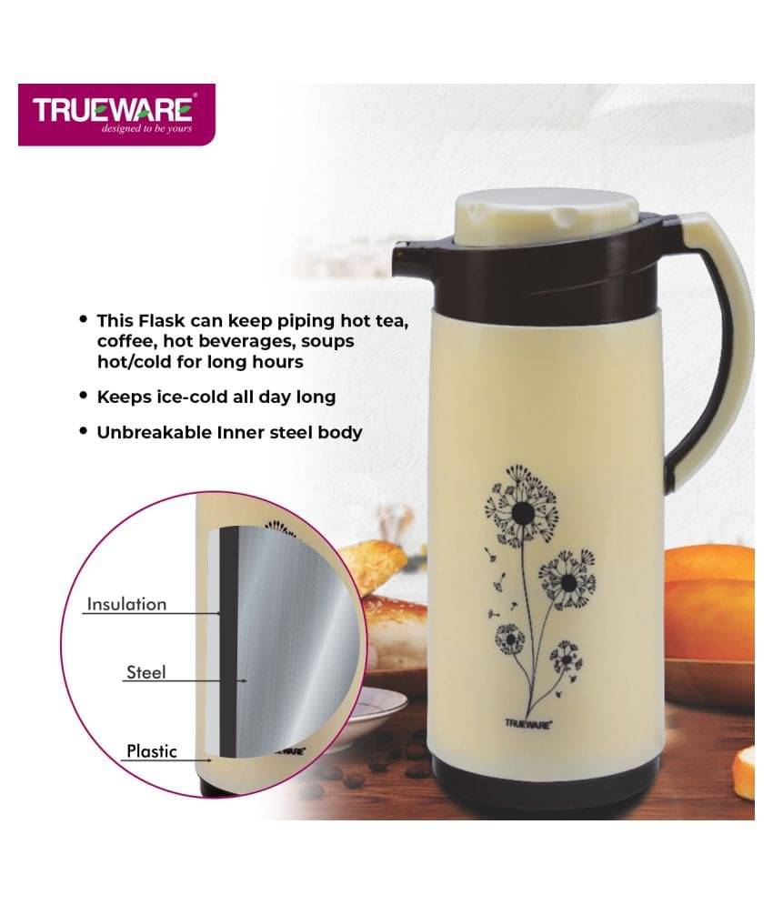     			Trueware Ruff Tuff Brown Plastic Flask 1500 ml