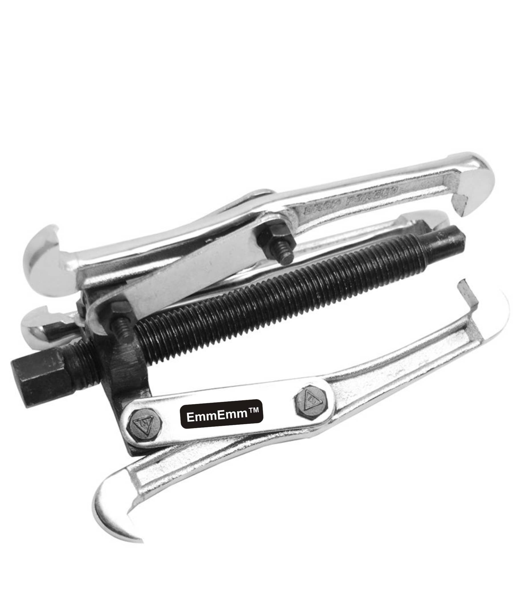EmmEmm Bearing Puller /Gear Puller 3 Legs - 8 Inches Drop Forged Chrome Plated