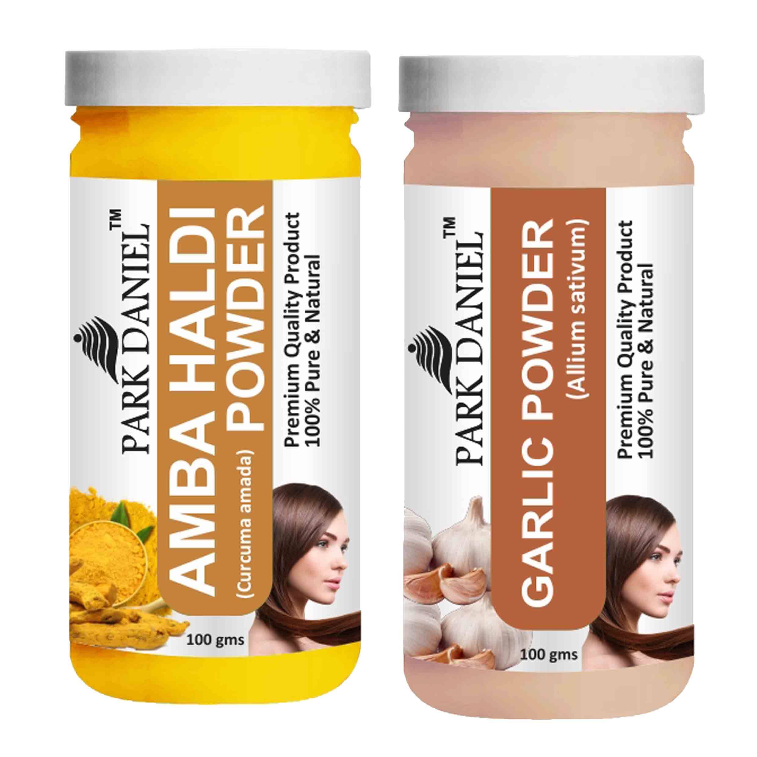 Park Daniel Amba Haldi & Garlic Powder Hair Mask 200 g Pack of 2 Park Daniel Amba Haldi & Garlic Powder Hair Mask 200 g Pack of 2