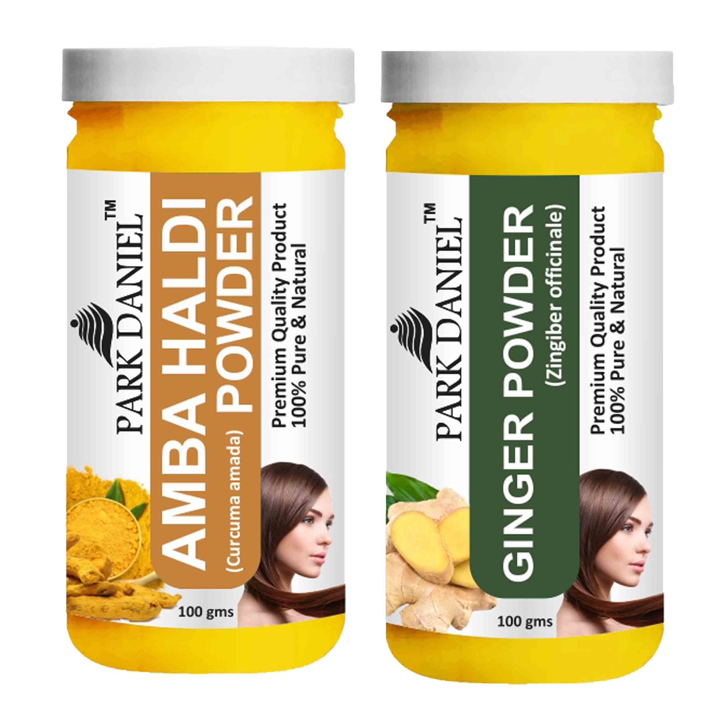     			Park Daniel  Amba Haldi  &    Ginger Powder  Hair Mask 200 g Pack of 2