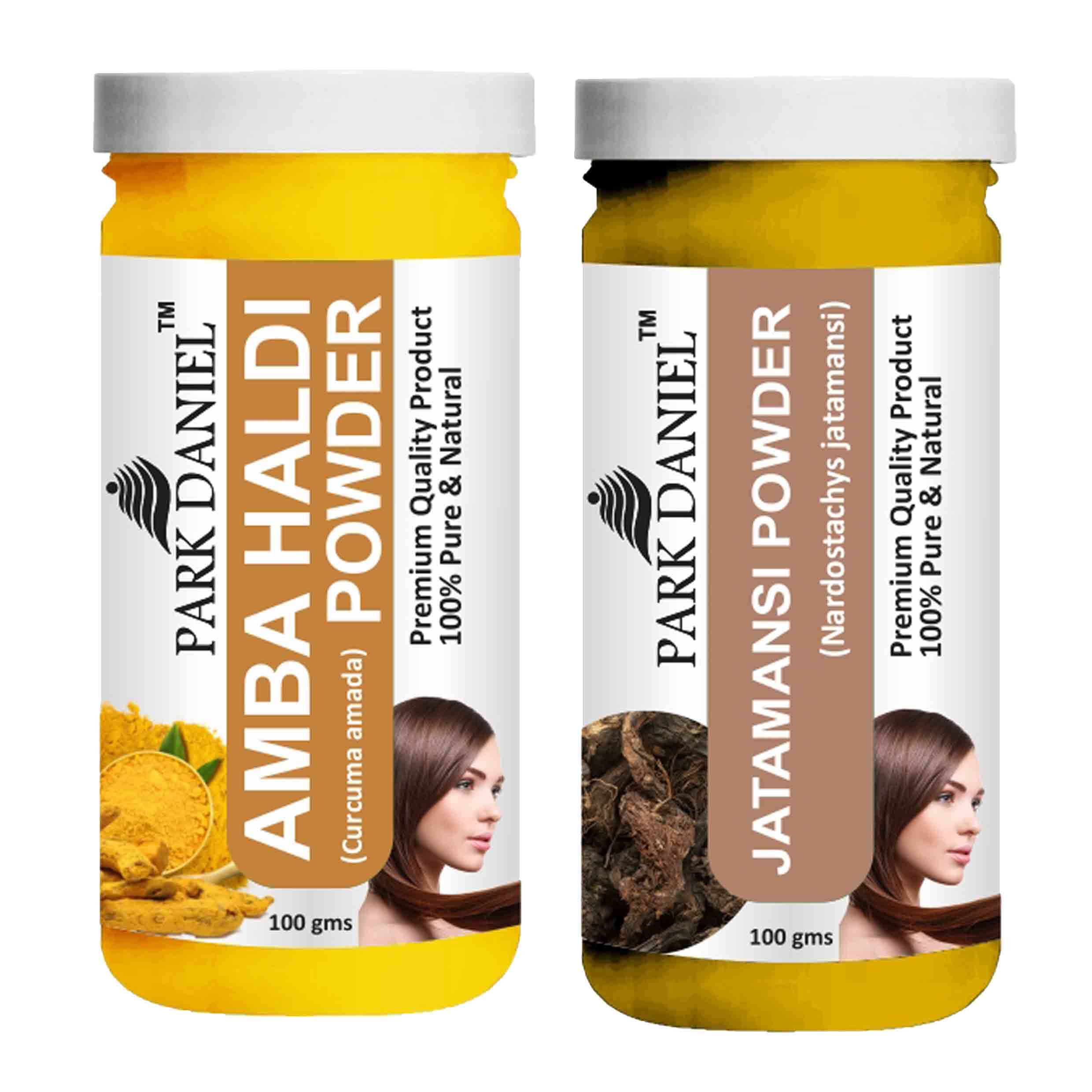     			Park Daniel  Amba Haldi  &    Jatamansi Powder  Hair Mask 200 g Pack of 2