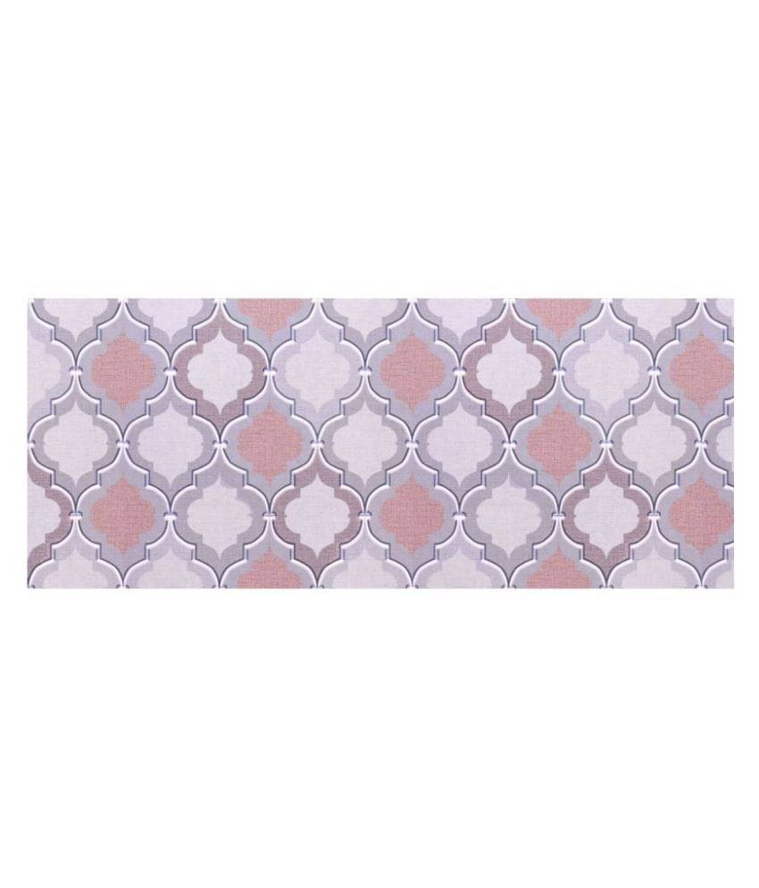     			WallDesign Clover Pattern - 8 cm W x 610 cm L Abstract Sticker ( 610 x 8 cms )