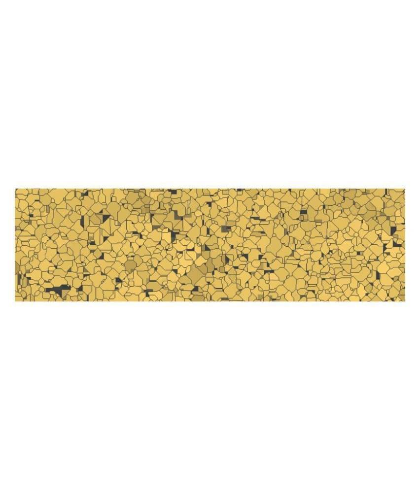     			WallDesign Colourful Chips Yellow Rustic - 8 cm W x 305 cm L Abstract Sticker ( 305 x 8 cms )