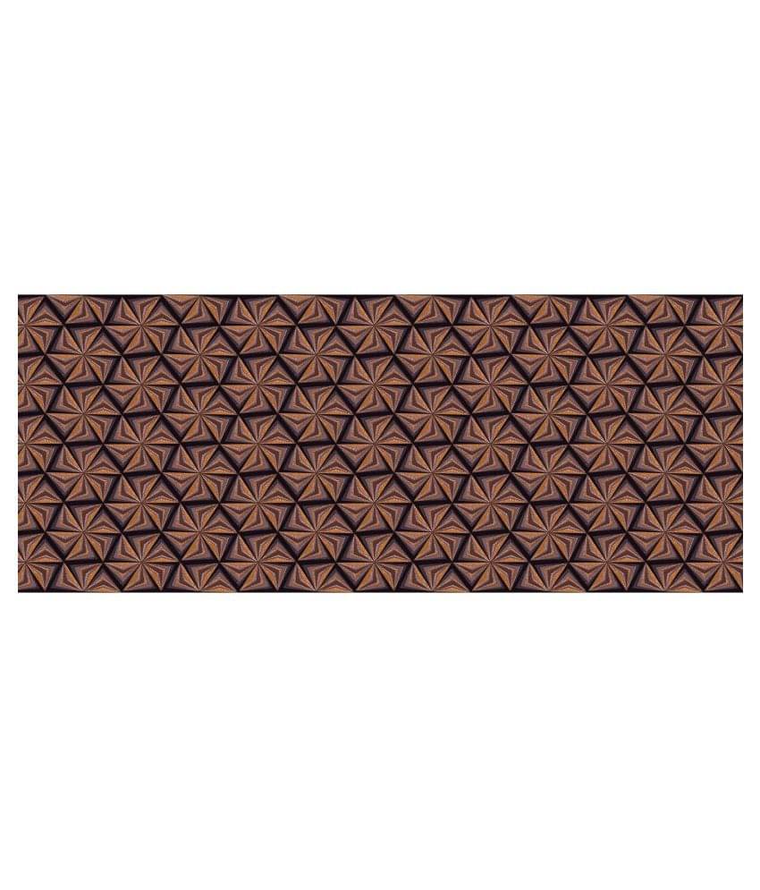     			WallDesign Hexagon Pattern - 8 cm W x 610 cm L Abstract Sticker ( 610 x 8 cms )