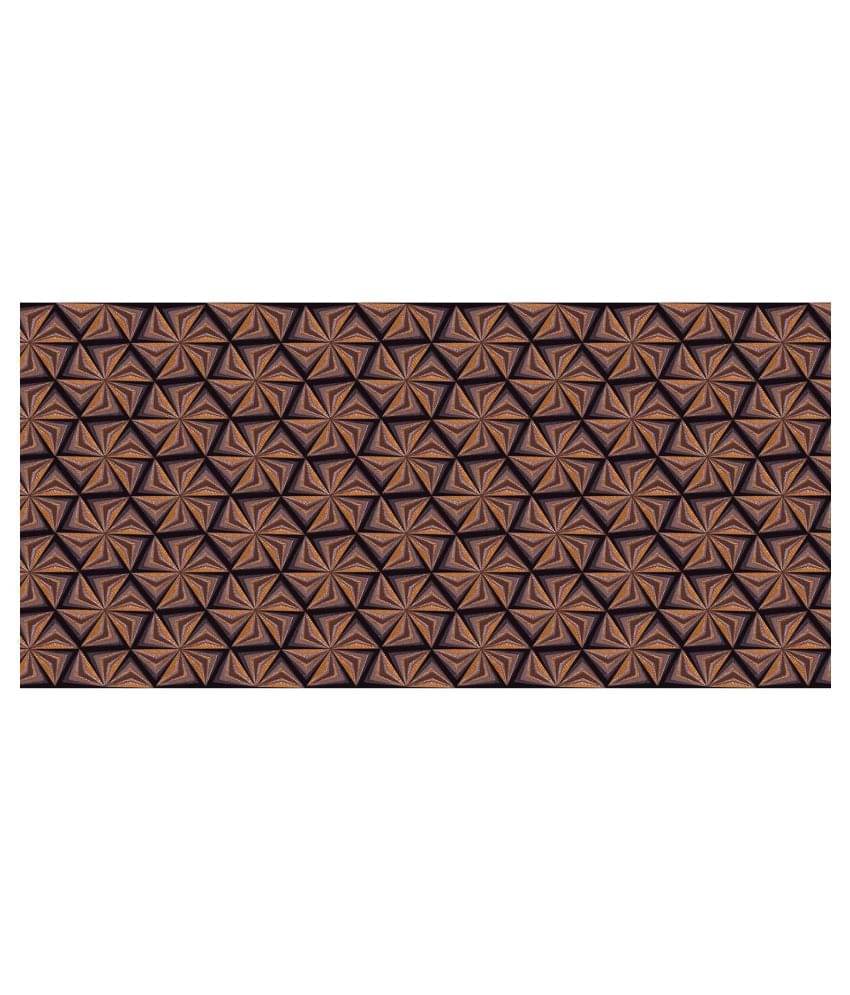     			WallDesign Hexagon Pattern - 8 cm W x 488 cm L Abstract Sticker ( 488 x 8 cms )
