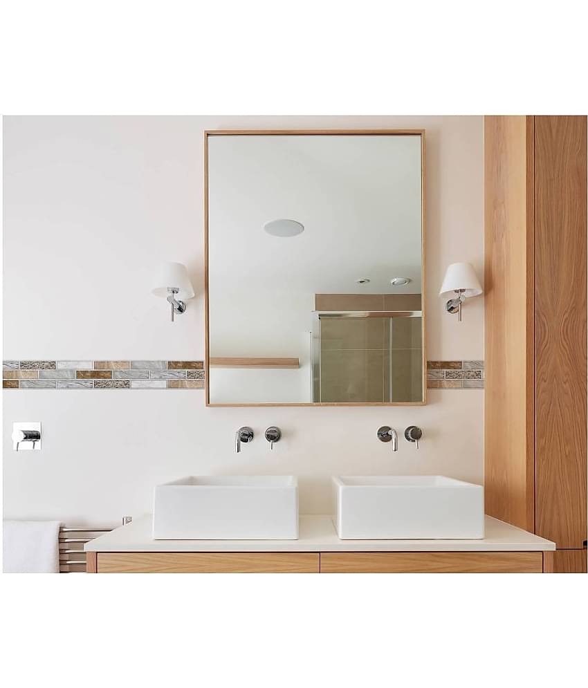 WallDesign Horizontal Brick Pattern - 8 cm W x 488 cm L Abstract Sticker ( 488 x 8 cms )