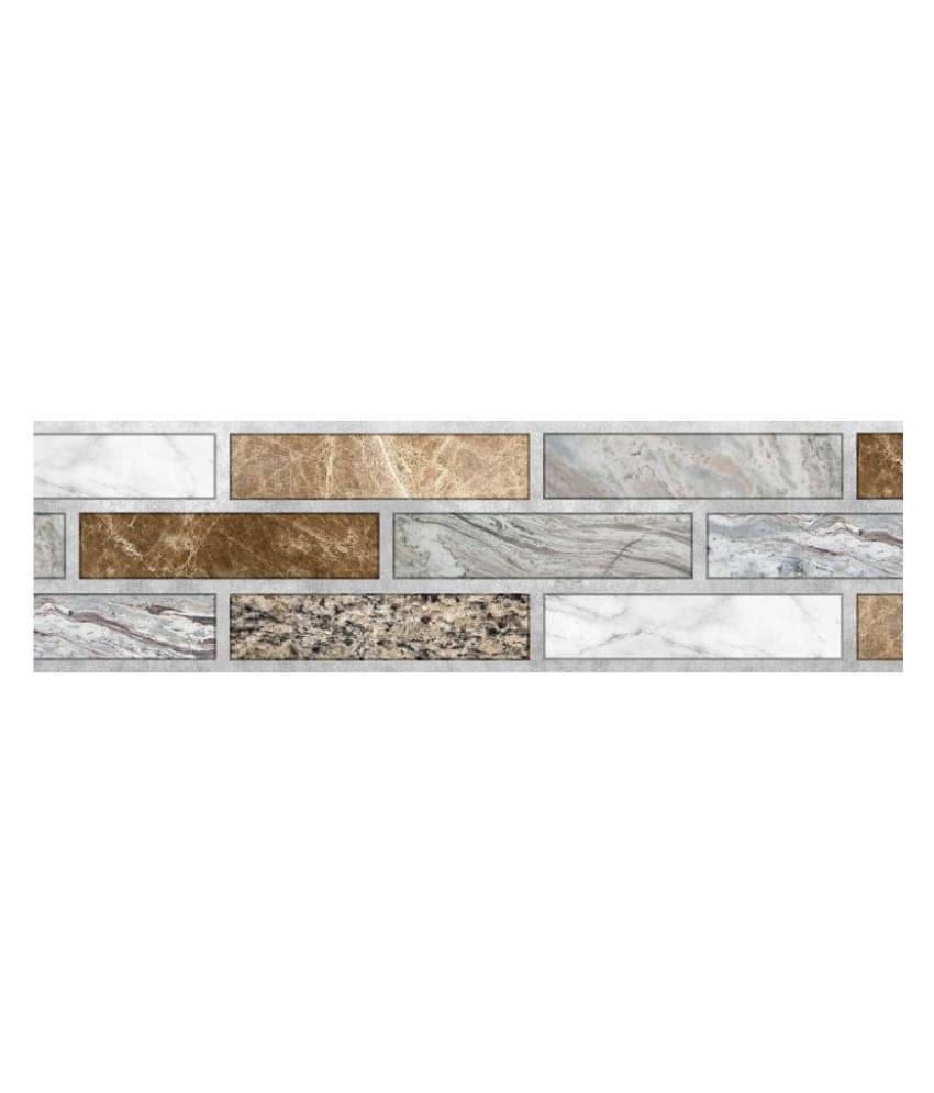 WallDesign Horizontal Brick Pattern - 8 cm W x 610 cm L Abstract Sticker ( 610 x 8 cms ) WallDesign Horizontal Brick Pattern - 8 cm W x 610 cm L Abstract Sticker ( 610 x 8 cms )