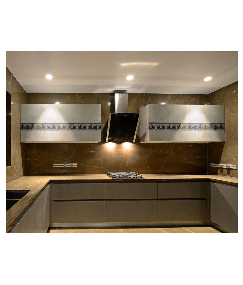     			WallDesign Marble Stone Inlay Border - 8 cm W x 305 cm L Nature Sticker ( 305 x 8 cms )