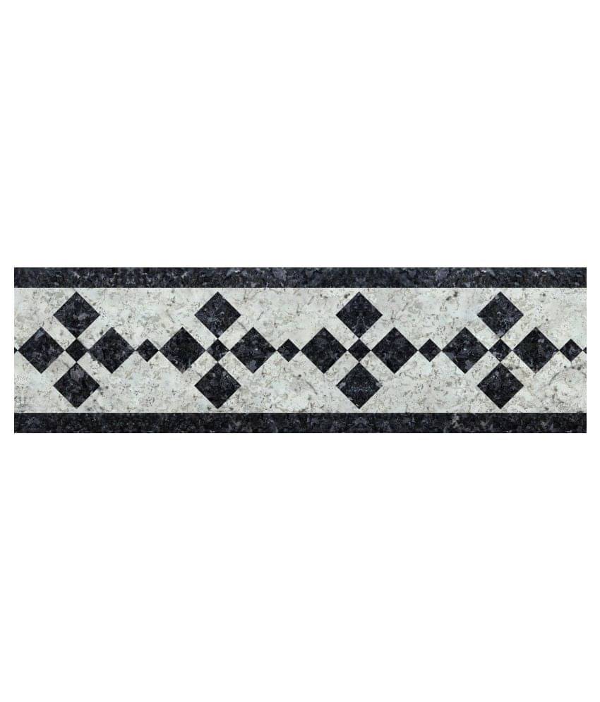     			WallDesign Marble Stone Inlay Multiple - 8 cm W x 488 cm L Nature Sticker ( 488 x 8 cms )