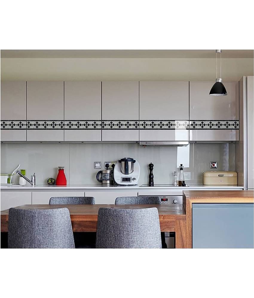 WallDesign Marble Stone Inlay Multiple - 8 cm W x 488 cm L Nature Sticker ( 488 x 8 cms )