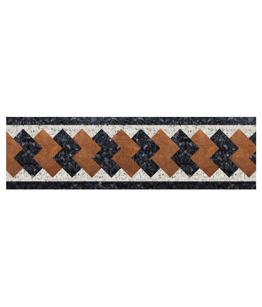     			WallDesign Marble Stone Inlay Sticker - 8 cm W x 610 cm L Nature Sticker ( 610 x 8 cms )