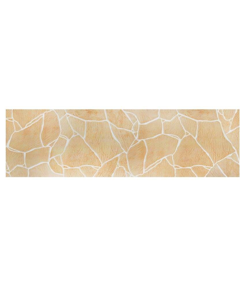     			WallDesign Porcelain Tile Pattern - 8 cm W x 488 cm L Abstract Sticker ( 488 x 8 cms )
