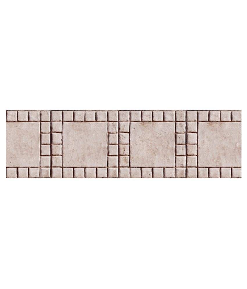     			WallDesign Tile Strip - 8 cm W x 610 cm L Abstract Sticker ( 610 x 8 cms )