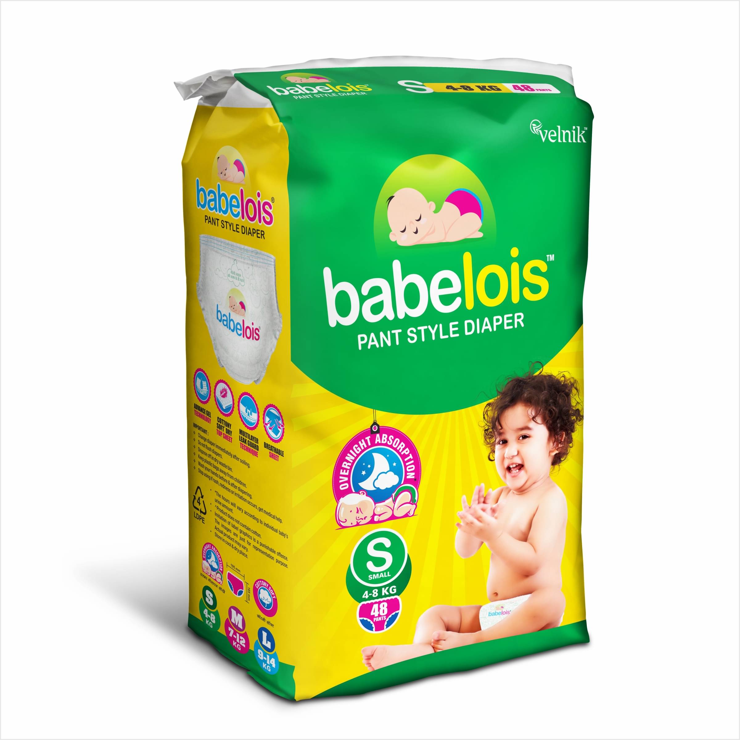     			babelois Pant Style Baby Diaper 48 Pants (Small)