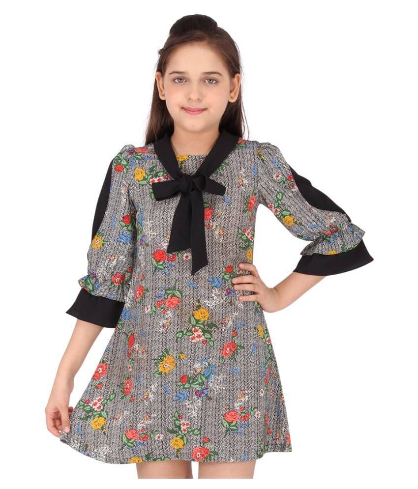 smart Casual 3/4 Sleeves Knee Length Dress smart Casual 3/4 Sleeves Knee Length Dress