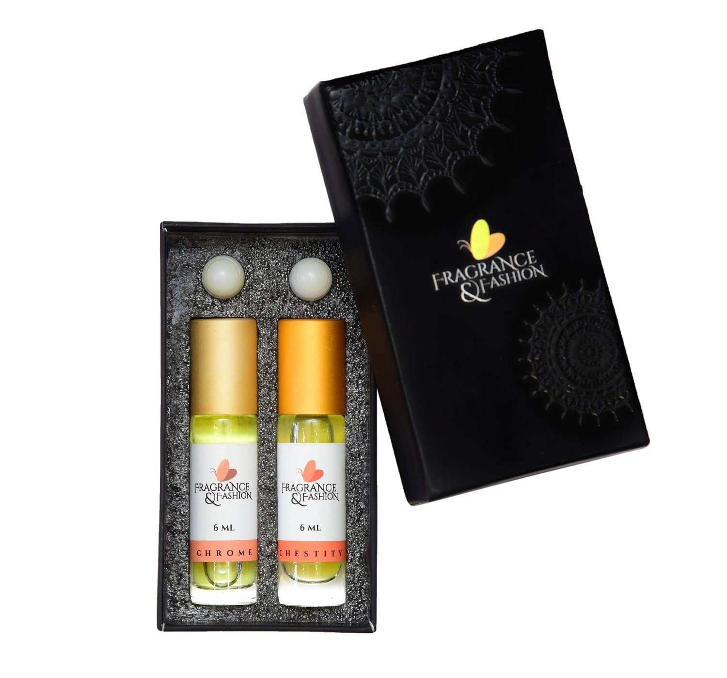     			Fragrance And Fashion - Pack of 2 Couple Combo Premium Attars of 6ml each (6ml x 2 = 12ml)