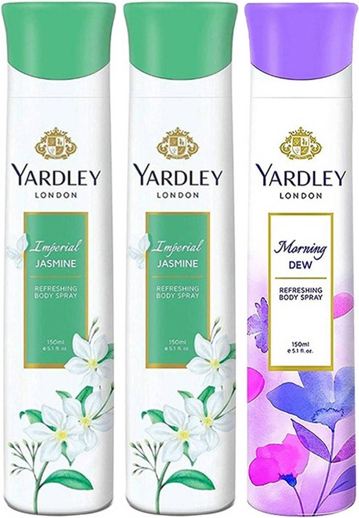 Yardley London Jasmine & Morning Deodorant Spray - For Women